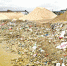 福州乌龙江畔一伙人采砂后再运建筑垃圾填江(图) - 福州新闻网