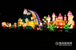 温泉公园花灯“盛开”　游人如织观灯热 - 福州新闻网