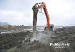 马尾首个“海绵工程”试点采用固化技术 淤泥变废为宝 - 福州新闻网