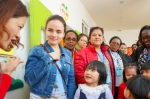 发展中国家妇女能力建设研修班访问省金山幼儿园 - 妇联