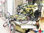 厦门共享单车残骸堆积如山 居民正常生活受影响 - 新浪