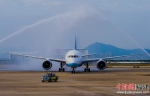 厦航购置的最先进的波音787-9“金砖梦想号”飞机飞抵厦门机场。近年来，厦航已开通多条洲际航线。 - 福建新闻