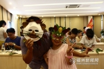 树叶面具制作活动在金鸡山公园举办　吸引亲子家庭参加 - 福州新闻网