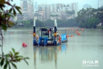西湖首次带水清淤　施工游玩两不误 - 福州新闻网