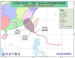 第17号台风“古超”路径图 来源：中央气象台 - 福建新闻