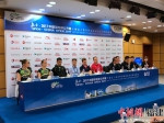 2017中国羽毛球公开赛赛前新闻发布会媒体提问环节。李洋摄 - 福建新闻