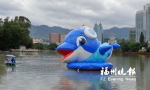 吉祥物蓝海豚成海丝旅游节“明星” - 福州新闻网