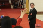 3月5日，中共中央台办、国务院台办主任张志军在十三届全国人大一次会议的“部长通道”上接受媒体采访。 中新社记者 韩海丹 摄 - 福建新闻