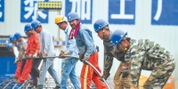 福州地铁五号线紧张施工中　工地上一派繁忙景象 - 福州新闻网