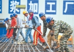 福州地铁五号线紧张施工中　工地上一派繁忙景象 - 福州新闻网