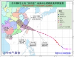 “玛莉亚”台风未来48小时路径概率预报图（图片来源：中央气象台） - 福建新闻