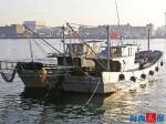 昨日清晨，执法人员对2艘电拖网渔船进行调查。　市海洋综合行政执法支队供图 - 新浪