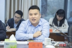 军工央企代表刘峥在会上表达了对福建军民融合产业发展的期待。谢帝谣 摄 - 福建新闻