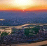 资料图：夕阳下壮丽的木兰溪。 蔡昊 摄 - 福建新闻