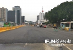 古田路于山公交站段路面沥青铺设完成。记者 叶义斌 摄 - 新浪