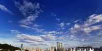 昨日下午，榕城上空的蓝天白云。 - 新浪