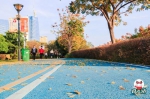 惊艳！福州首条蓝色步道就在闽江公园 全程近4800米 - 新浪