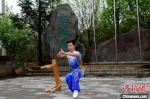 当地习武者练习“连城拳”。　张金川 摄 - 福建新闻