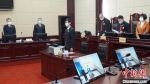 图为蕉城区法院公开开庭审理防疫物资诈骗案。蕉城区法院 供图 - 福建新闻
