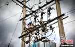 龙岩供电部门抢修受损电网。国网龙岩供电公司供图 - 福建新闻