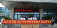 北京民用联合航空有限公司向学校捐赠一批防护口罩 - 福建工程学院